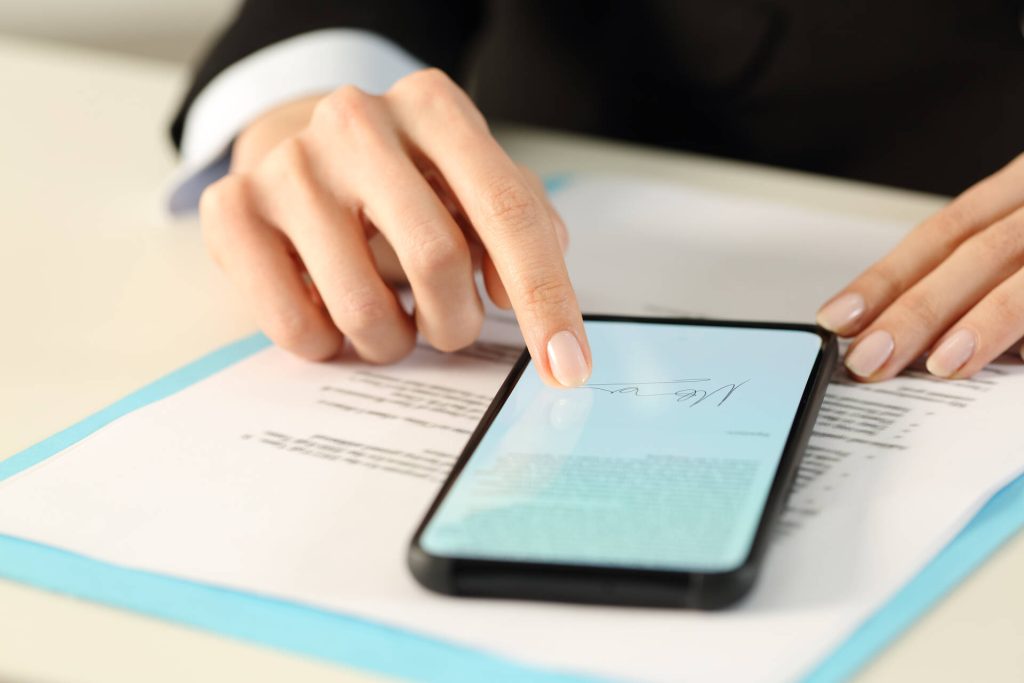 signing digital documents