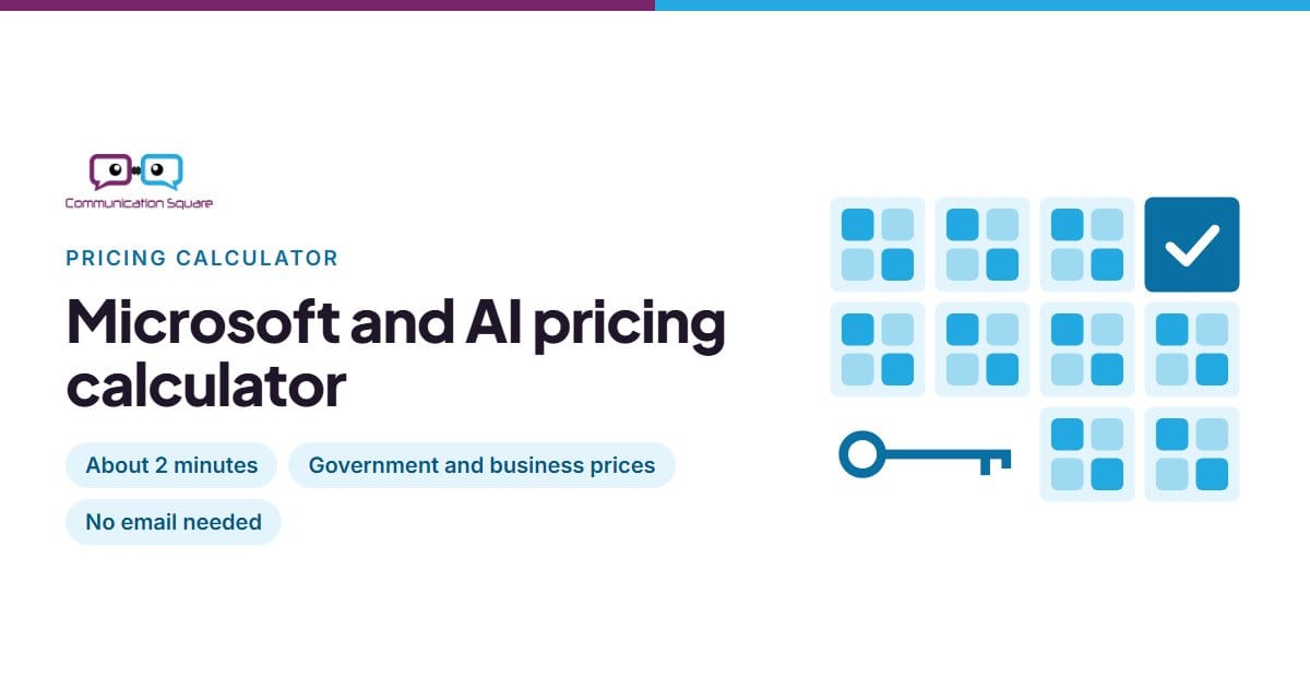 Microsoft 365 pricing calculator for Microsoft and AI projects