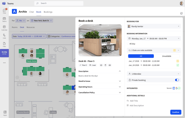 Best Desk Booking Software For Microsoft Teams 2 Best Desk Booking Software for Microsoft Teams